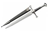 12.5' Silver Needle Pointed Replica Dagger Knife With Sheath