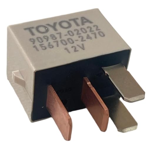 90987-02022 Relay 12V 30A 4-Pin Micro-ISO A/C Clutch Compatible with 4Runner 03-06 Camry 02-04 Corolla 03-05 Matrix 03-04 Land Cruiser 02-07 Scion tC 05-10