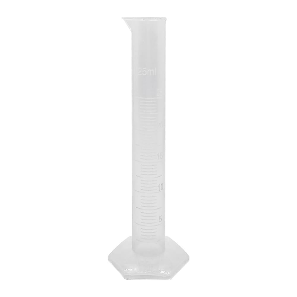 Kolba miarowa typu zlewka, Plastikowy cylinder miarowy z podstawą sześciokątną 10 ml - 2000 ml(25ml)