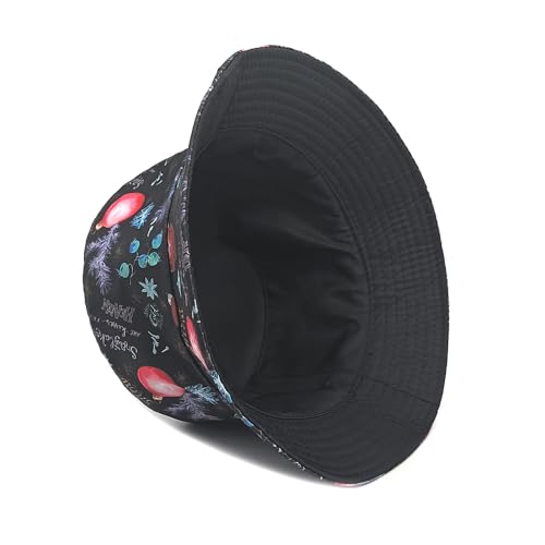 Image of Bucket Hat for Women Men,Travel Sun Beach Cap,Unisex Fishing Outdoor Boonie (Christmas Ball)