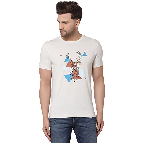 Image of Red Tape Printed Round Neck T-Shirt for Men | Premium Comfort | Versatile Everyday Essential