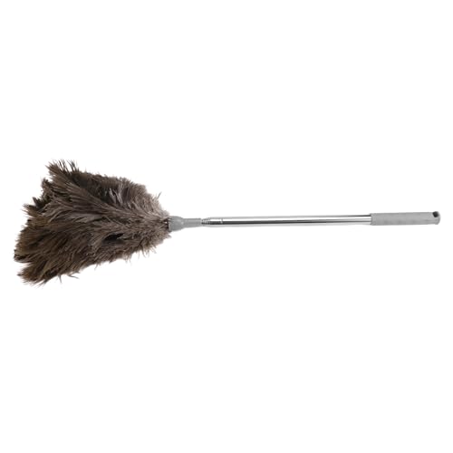 Jooehyer Plumero de Plumas de Avestruz, Plumero Retráctil para Limpieza del Hogar, Ventiladores de Techo, Plumero, 90 Pulgadas