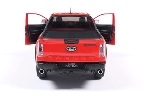 Modelo Ford Ranger Raptor 2024 1:18 Naranja miniatura 2