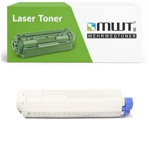 Toner Oki MC861 MC862 cyan remplace 44059255 évitez les pannes d'encre