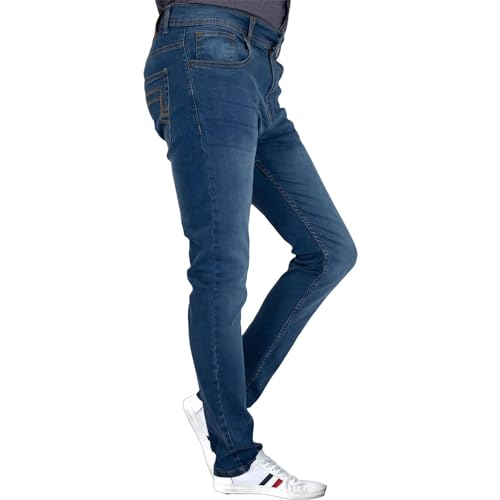 A2Z Mens Denim Jeans Comfort Stretch Slim Fit Trousers Pants Gents3