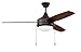 Craftmade PHA52ESP3 Phaze Modern Triple Mount 52" Ceiling Fan with LED Light, 3 Reversible Blades, Espresso