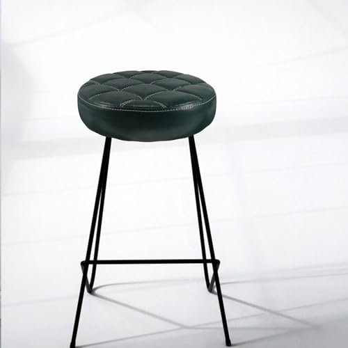 Tabouret rond de bar et cantines avec surface douce rembourrée