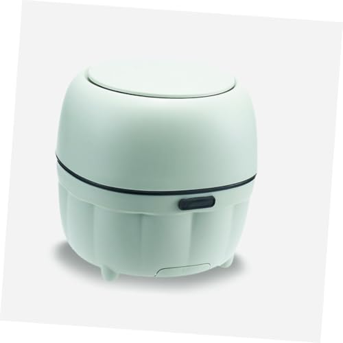 Mini caneca rectangular con tapa para escritorio verde miniatura 4