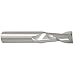 Carbide End Mill, 5/16" Shank Diameter, 2 Flute, Single, 2-1/2, Square End Style, Uncoated