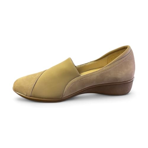 Image of Revere Naples Women's Stretch Loafers - Comfortable Bunion-Friendly Design with Arch Support and Custom Fit