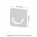 BE-TOOL 4PCS Shower Rod Holders, Tension No Drilling Curtain Holders, Adhesive Shower Retainer Shower Curtain Rod Holder (S)