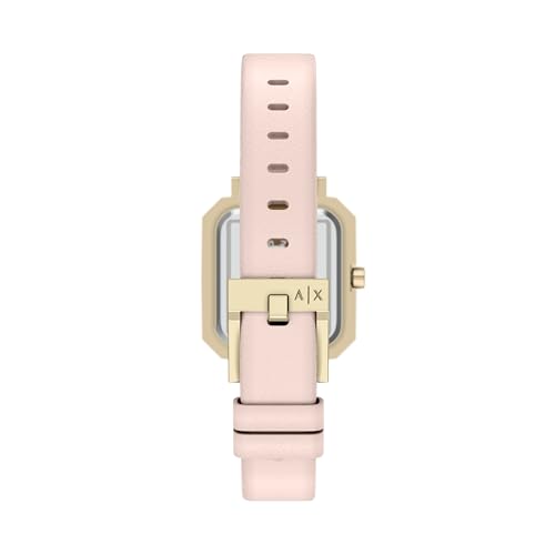 Image of Armani Exchange A|X Women's Watch, Square Three-Hand Stainless Steel Watch for Women