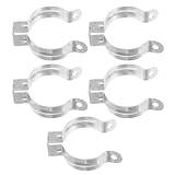 Mobestech 5pcs Car Air Conditioning Refrigerant Bottle Holder Metal Dryer Bracket Mount Rack for Automotive Ac