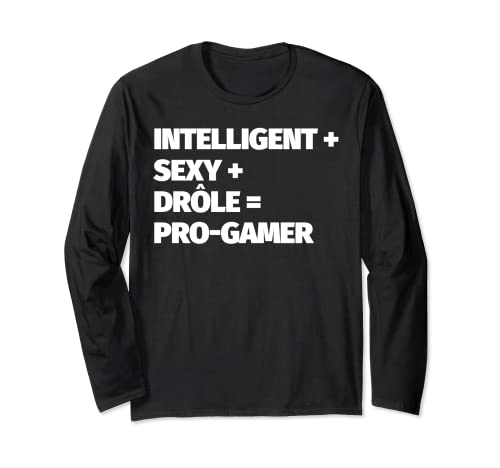pro-gamer drôle Manche Longue