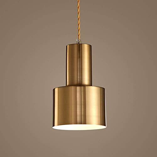 Lampe de poche dorée plafonnier design pour éclairage salon et chambre
