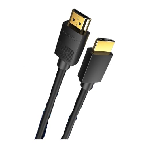 8K HDMI 2.1 R[h 48Gbps ґgR[h 8K60 4K120 144Hz EARC 3D HDR10 TV/PS5/HDTV/Blu-rayΉ(H137B-Black,3.3FT-1M)