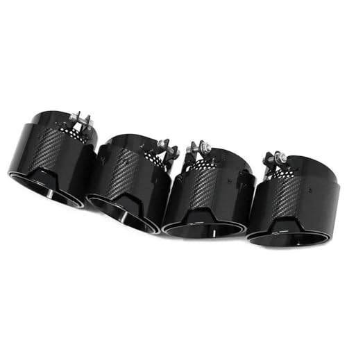 Silencieux d'échappement carbone noir pour personnalisation esthétique de SUV BMW X4M F98