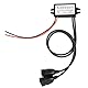 DC-DC 12V zu 5V Spannungs-wandler 3A 15W, Aideepen Spannungs-regler 8-20V Step Down Converter, Buck Converter mit Zwei USB-Anschlüssen