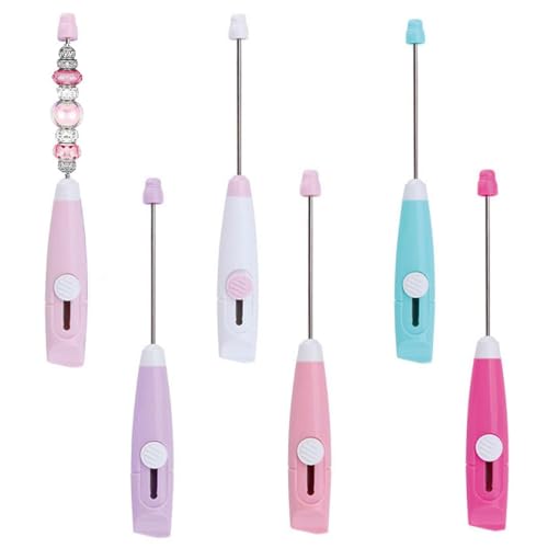 Beadable Letter Opener Blanks - Metal Envelope Slitter Mail Openers with Beaded Design Colorful (6 Color, 6 Pack)