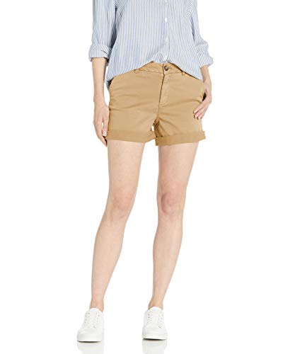 Amazon Brand - Goodthreads Women's High-Rise Chino Girlfriend Short, Washed Tan 4