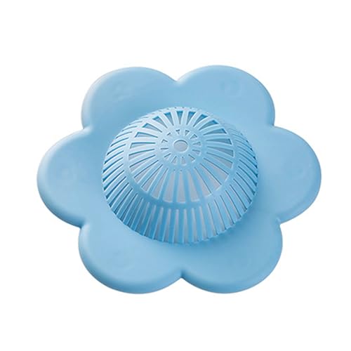 Colador para fregadero de cocina en PVC ajustable azul