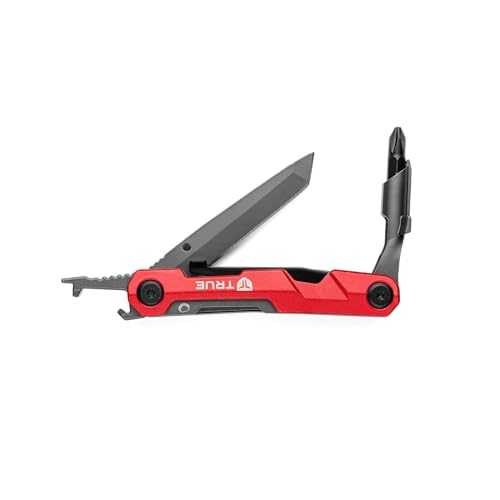 TRUE Titanium Block Multitool, 5-in-1 Compact Pocket EDC Multitool