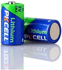 PKCELL CR2 3v Battery CR2 Lithium Battery CR15H270 3V 850mAh Lithium Photo Battery for Motion Sensors (2pc)