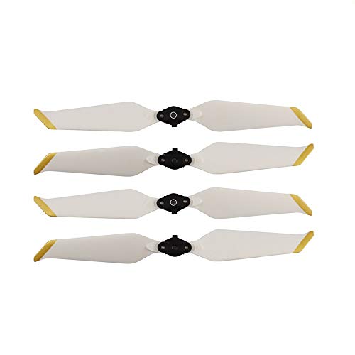 Taoke 2 Pair Quick-Release Folding Propellers 8743F Plastic Paddle Compound Paddle for DJI Mavic 2 Quadcopter-White