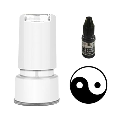 ゴルフボールスタンプインク - 再利用可能 ゴルフボールマーカー スタンプ かわいい動物 可愛い カエル フクロウ 蝶 - ハンコ マーキング アクセサリー 見やすい 防水 速乾 印鑑 ハンコ スポーツ、父親、ゴルファー用