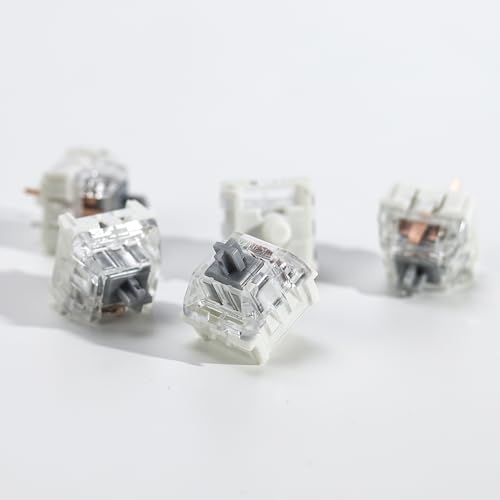 Commutateurs Kailh Speed argenté 3 broches linéaires 40gf pour clavier de jeu - 7