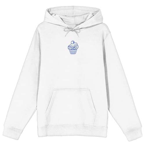 League Of Legends Arcane Caitlyn Adult White Long Sleeve Hooded Sweatshirt