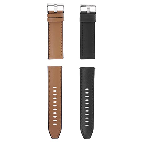 HUIOP Pulseira de reposição de couro macio, Pulseira de couro de substituição macia para relógio int