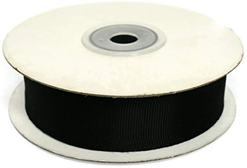 Jajasio Hochwertiges Ripsband 20mm breit, 20 Meter Rolle, Farbe: schwarz #17 Cover