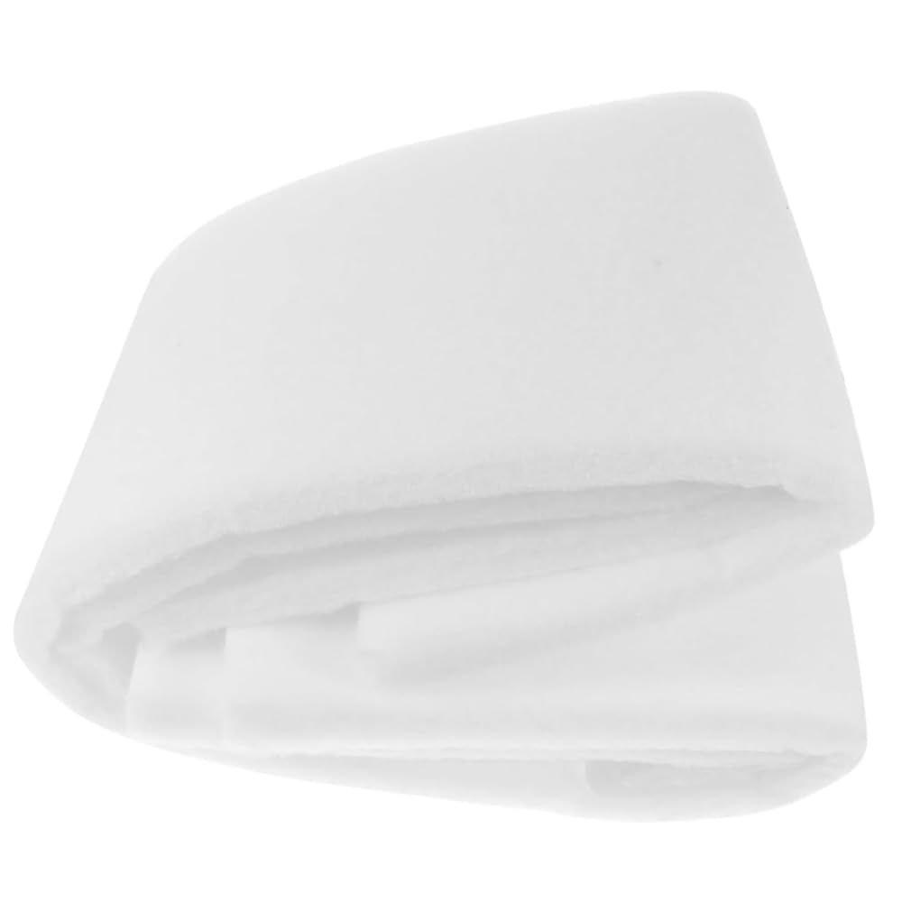 Rouleau de ouate de polyester hypoallergénique ignifuge pour matelassage, literie, coussins, tapisserie, couture, rembourrage et artisanat (200 g/m²) 135 cm x 5 m