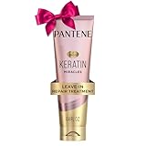 Pantene Keratin Leave-In Conditioner with Argan Oil, Protein Treatment for Dry, Damaged & Color-Treated Hair, Repairs Split Ends & Protects from Damage, Formaldehyde-Free, 8.4 Fl Oz