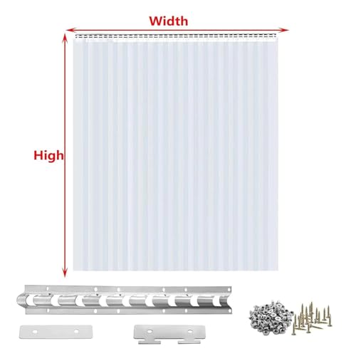 Cortina de plastico para puerta transparente de PVC para separar estancias y terrazas 5