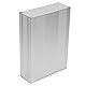Aluminiumkasten PCB Instrumenten Kühlbox Electronic Project Case 54×145 ×200mm, Silber