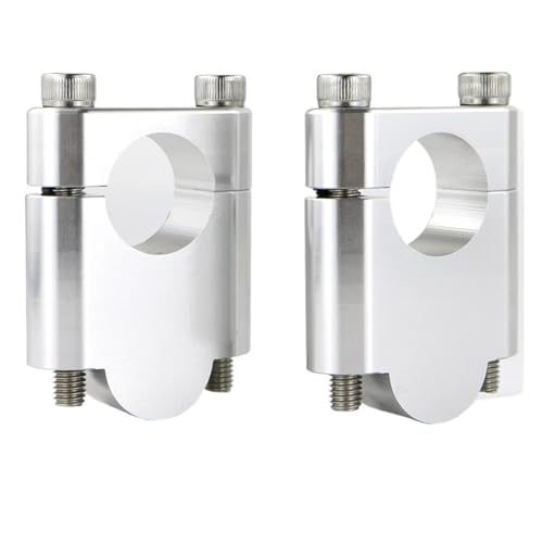 �n���h���o�[���C�U�[ �I�[�g�o�C�̃n���h���o�[���C�U�[ 22 �~�����[�g�� 7/8 "���t���N�����v BMW�ɓK�� R1200R F800ST F700GS F650G F650CS G650GS(Silver Riser 40mm)