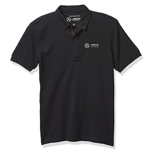 Men's Formula 1 Mercedes-AMG Petronas Classic Polo, Black, S