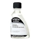 Winsor & Newton Balsam Terpentinöl, Lösungsmittel für Ölfarben - löst als einziges Lösungsmittel auch Dammar Harz, 250ml Flasche