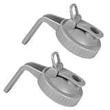 Tapa Verter Para Tarro - Tapa Con Capucha Plegable Para Frascos De Apertura Ancha | Tapa De Plástico Impermeable Con Asa Y Hermética | Ideal Para Smoot
