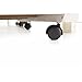 Casey II Wood Daybed with Ball Finials and Roll Out Trundle Drawer, White Finish, Twin