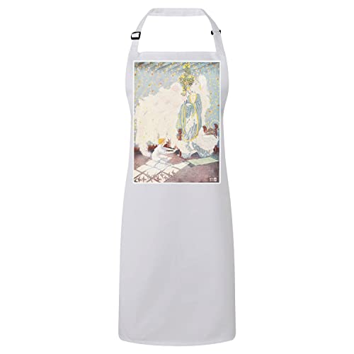 Tablier cuisine premium Les Souliers Rouges Andersen illustration ancienne rétro