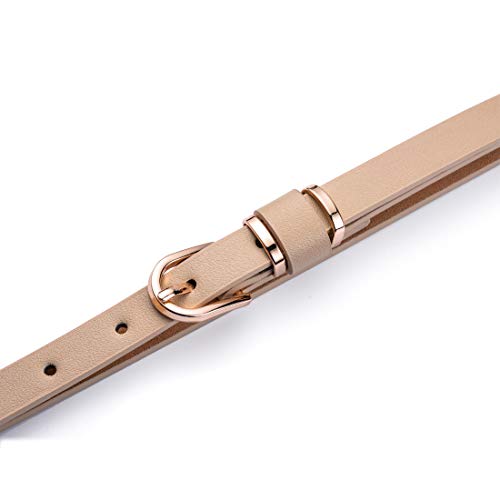 Set of Women’s Skinny Leather Belt Solid Color Waist or Hips Ornament 10 Sizes …3