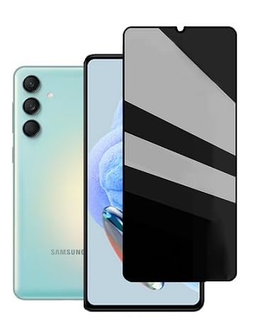Image of TPU Anti Glare Privacy Front Screen Protector For Samsung Galaxy A16 5G With Easy-Self Installation Kit | Black
