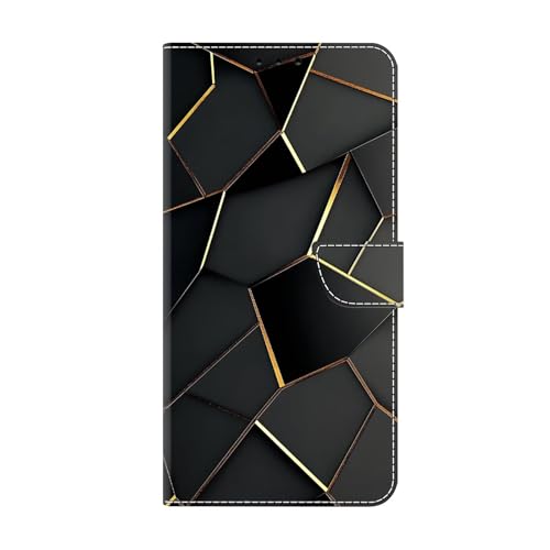 Funda para Sony Xperia 5 VI, diseño de pintura en 3D, de piel, con función atril, borde dorado
