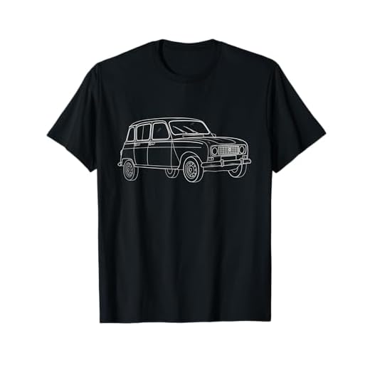 Coche clásico R4 de Francia Camiseta