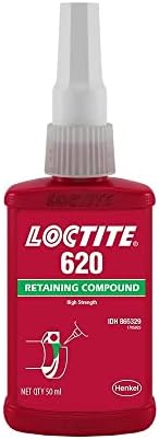 Loctite 620 442-62040 50ml Retaining Compound, High Temperature, Green Color