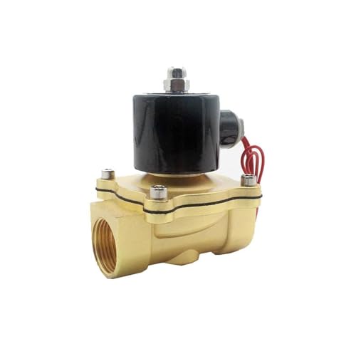 Électrovanne laiton 2W DN50 normalement fermée DC24V pour vanne pneumatique eau de rechange - 5
