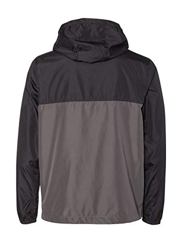 Independent Trading Co. Lightweight Windbreaker Charcoal XL3